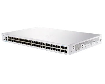 Cisco Business 250 Series CBS250-48T-4X - Switch - L3 - Smart - 48 x 10/100/1000 + 4 x 10 Gigabit SFP+ - Rail mountable