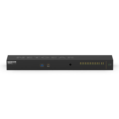 NETGEAR AV Line M4250-12M2XF - Switch - L3 - Managed - 12 x 10/100/1000/2.5G + 2 x 10 Gigabit SFP+ - side-to-side airflow - rail mountable