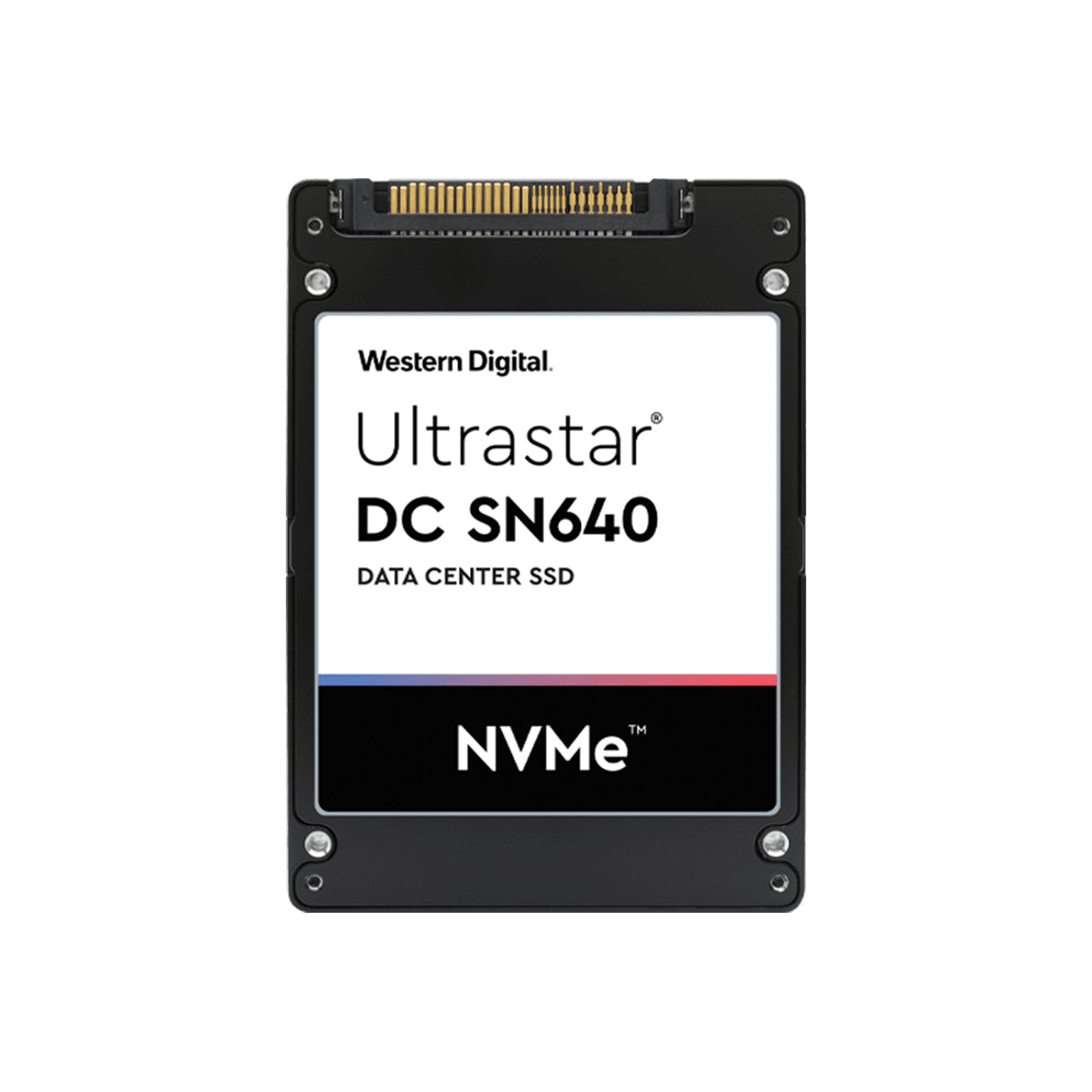 WD Ultrastar DC SN640 WUS4BB019D7P3E4 - SSD - encrypted - 1920 GB - internal - 2.5" - U.2 PCIe 3.1 x4 (NVMe) - 256-bits AES - Self-Encrypting Drive (SED), TCG Ruby Encryption