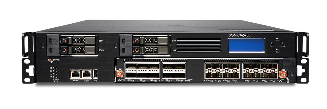 SonicWall NSsp 15700 - High Availability - security appliance - 40 Gigabit LAN, 100 Gigabit Ethernet - 2U - cabinet mountable