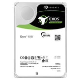 Seagate Exos X18 ST16000NM001J - Disco duro - encriptado - 16 TB - interno - SATA 6Gb/s - 7200 rpm - búfer: 256 MB - Unidad de autocifrado (SED)