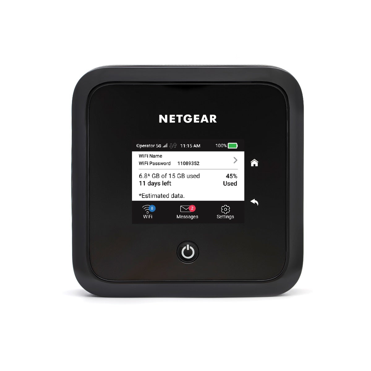 NETGEAR Nighthawk M5 Mobile Router (MR5200) - Mobile Hotspot - 5G LTE Advanced - 4 Gbps - GigE, 802.11ac, 802.11ax (Wi-Fi 6)