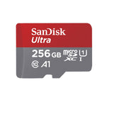 SanDisk Ultra - Cartão de memória flash - 256 GB - A1 / UHS Class 1 / Class10 - microSDXC UHS-I