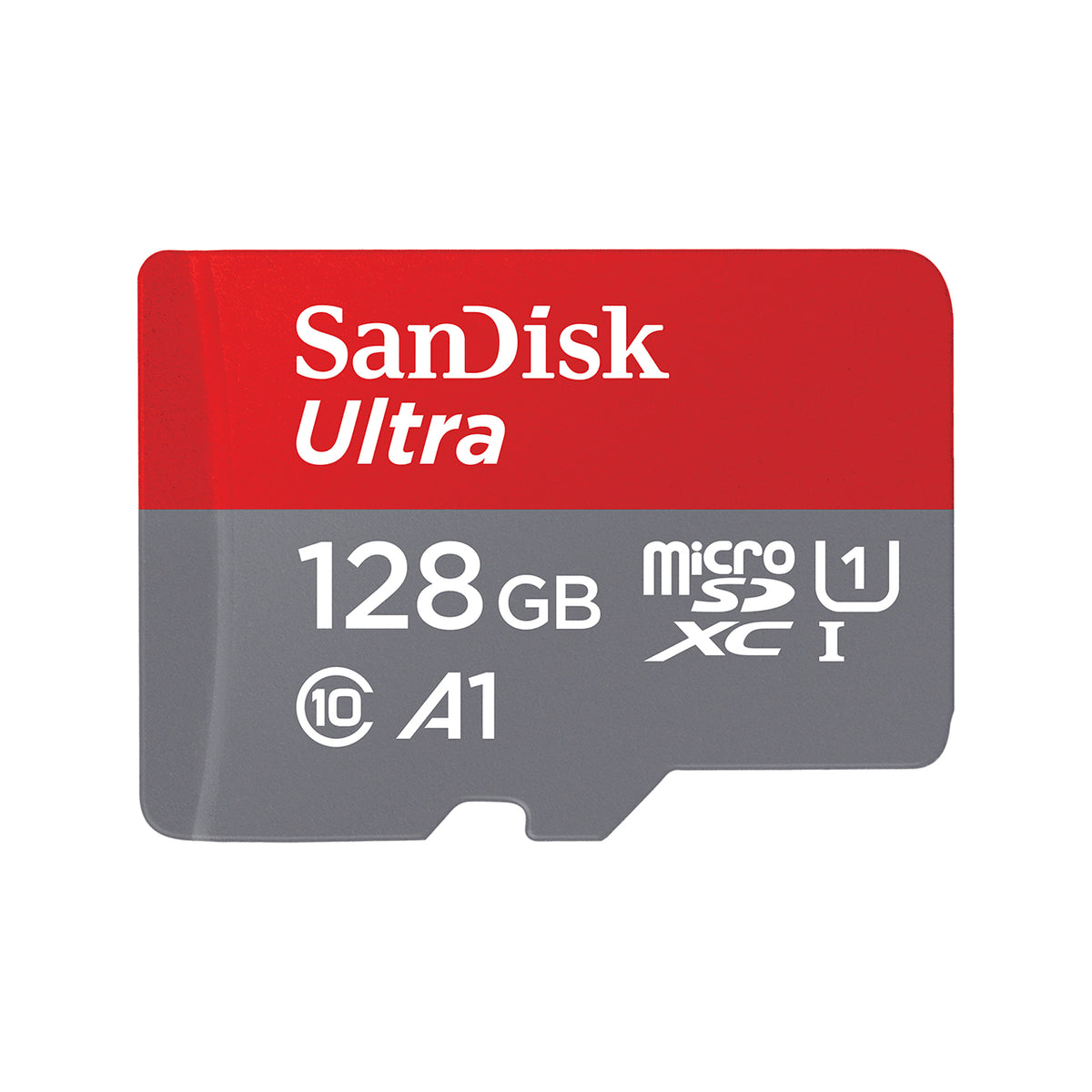 SanDisk Ultra - Flash Memory Card (Included microSDXC to SD Adapter) - 128 GB - UHS-I / Class10 - microSDXC UHS-I