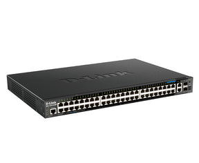 SWITCH D-LINK 44 PUERTOS GE POE + 4 PUERTOS 2.5 GE POE + 2 PUERTOS 10 GE + 2 SFP+ SMAR