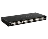 SWITCH D-LINK 48 PUERTOS GE + 2 PUERTOS 10GE + 2 SFP+ GESTION INTELIGENTE