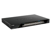 D-LINK SWITCH 20 PORT GE POE + 4 PORTS 2.5 GE POE + 2 10GE PORTS + 2 SFP+ SMART