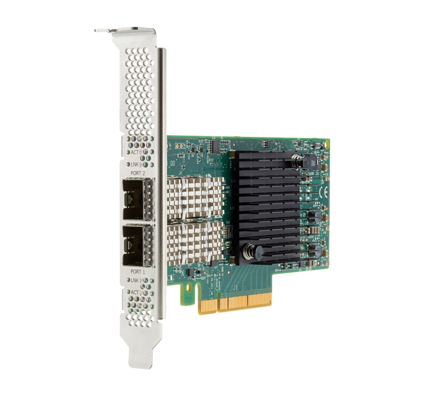 Broadcom BCM57414 - Adaptador de rede - PCIe 3.0 x8 - Gigabit Ethernet / 10Gb Ethernet / 25Gb Ethernet SFP28 x 2 - para ProLiant DL20 Gen10, DL325 Gen10, DL360 Gen10, DL380 Gen10, ML30 Gen10, XL220n Gen10