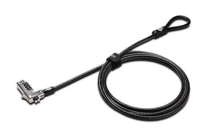 Kensington Slim NanoSaver Combination Laptop Lock - Security Cable Lock (Pack of 25)