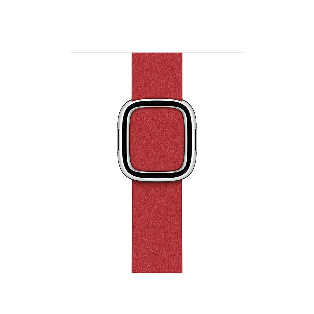 Apple 40mm Modern Buckle - Smart Watch Watch Strap - Small - Scarlet - for Watch (38mm, 40mm, 41mm)