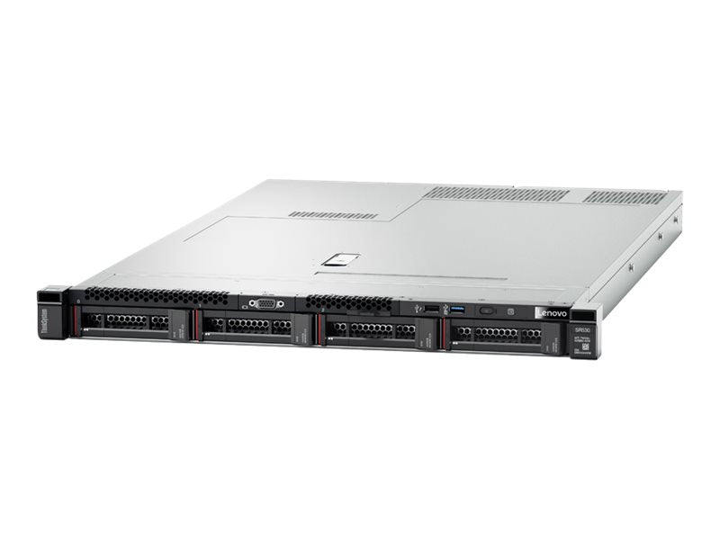 Lenovo ThinkSystem SR530 7X08 - Servidor - montável em bastidor - 1U - 2-way - 1 x Xeon Silver 4208 / 2.1 GHz - RAM 16 GB - SAS - hot-swap (permuta) 2.5" compartimento(s) - sem HDD - Matrox G200 - GigE - sem SO - monitor: nenhum