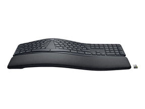 Logitech ERGO K860 Split Keyboard for Business - Teclado - Inalámbrico - Bluetooth LE - QWERTY - Español - Europa - Grafito