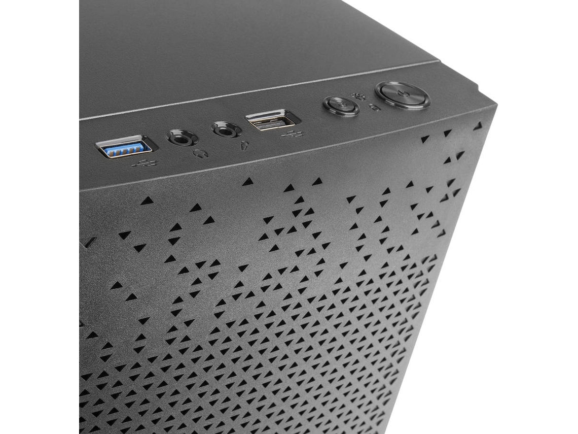 TACENS ANIMA AC6500 CAJA MICRO-ATX + PSU 500W, MALLA FRONTAL, USB 3.0, NEGRA (AC6500)