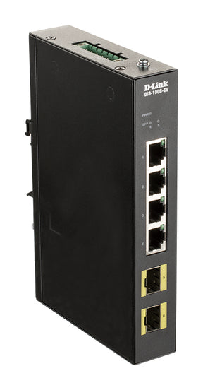 SWITCH D-LINK INDUSTRIAL 4X1000 2X1000 SFP SIN GESTION