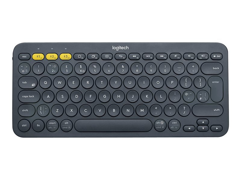 Logitech K380 Multi-Device Bluetooth Keyboard - Teclado - Bluetooth - Nórdico - preto