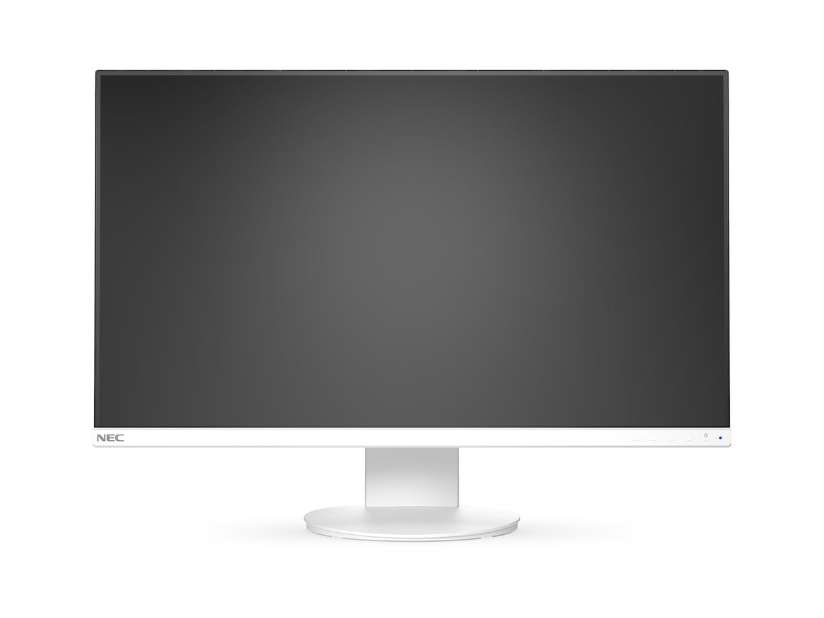 NEC MultiSync E243F - LED Display - 24" (23.8" viewable) - 1920 x 1080 Full HD (1080p) @ 60 Hz - IPS - 250 cd/m² - 1000:1 - 6 ms - HDMI, DisplayPort, USB-C - speakers - white