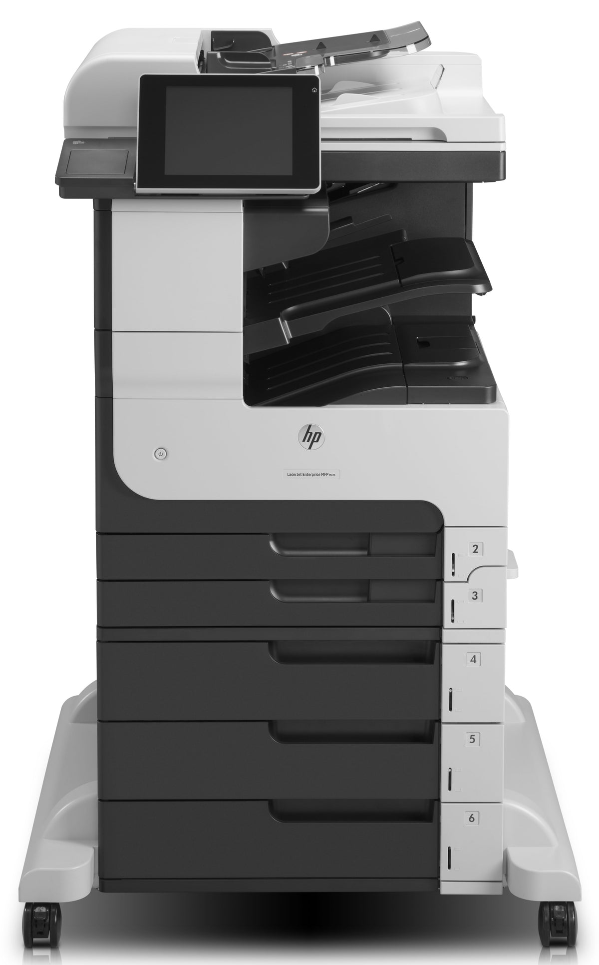 HP LaserJet Enterprise MFP M725z - Multifunction Printer - B/W - laser - A3 (297 x 420 mm) (original) - A3/Ledger (media) - up to 41 ppm (copy) - up to 41 ppm (print) - 2100 leaves - 33.6 Kbps - USB 2.0, Gigabit LAN, USB host, USB host (internal)