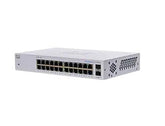 Cisco Business 110 Series 110-24T - Switch - no management - 24 x 10/100/1000 + 2 x Gigabit SFP combo - desktop, rail mountable, wall mountable