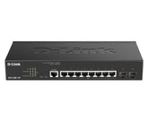 D-LINK SWITCH 8-PORT GBIT POE MANAGED SWITCH INCL. 2 X SFP