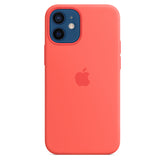 FUNDA DE SILICONA CON MAGSAFE APPLE CAPA IPHONE 12 MINI 5.4 - ROSA CÍTRICO