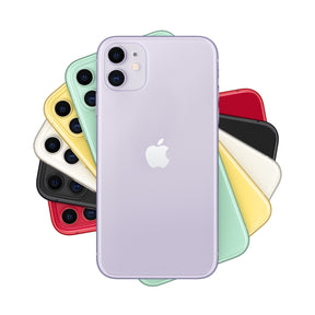 Apple iPhone 11 - 4G smartphone - Dual SIM / Internal Memory 128 GB - LCD monitor - 6.1" - 1792 x 828 pixels - 2x rear cameras 12 MP, 12 MP - front camera 12 MP - purple