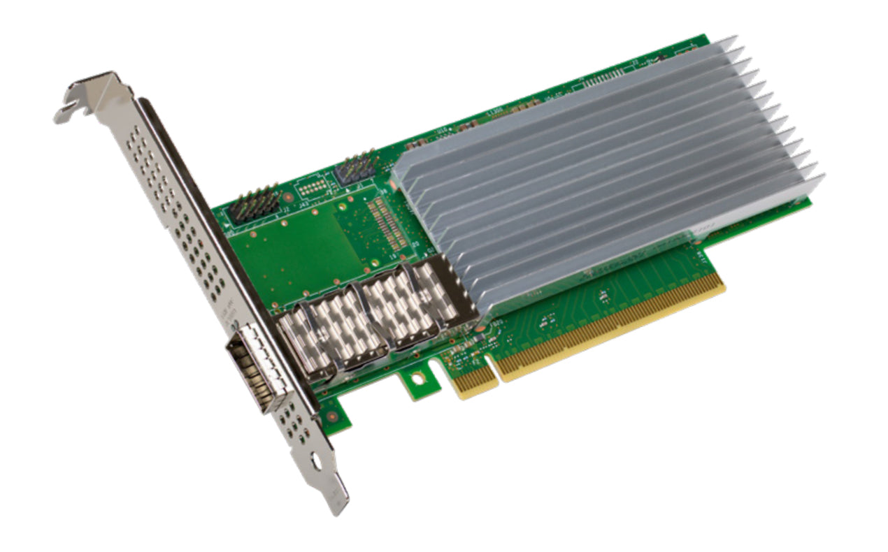 Intel Ethernet Network Adapter E810-CQDA1 - Adaptador de rede - PCIe 4.0 x16 baixo perfil - QSFP28 x 1