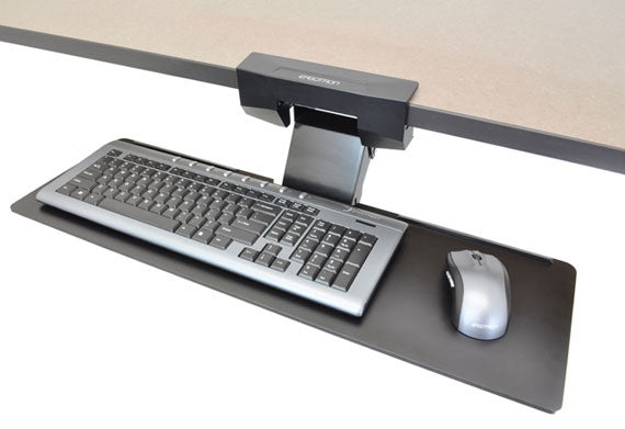 Ergotron Neo-Flex - Bandeja de armação de braço de teclado / rato - montável sob a mesa - preto