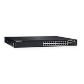 Dell PowerSwitch N3224T-ON - Switch - L3 - Managed - 24 x 10/100/1000 + 4 x 10 Gigabit SFP+ + 2 x 100 Gigabit QSFP28 - front to back airflow - rail mountable - CAMPUS Smart Value