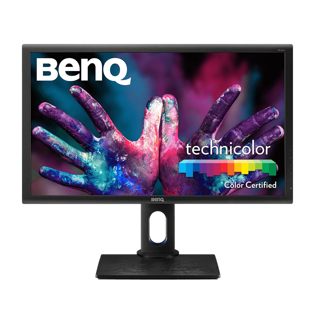 BenQ DesignVue PD2700Q - LED Monitor - 27" - 2560 x 1440 QHD @ 60 Hz - IPS - 350 cd/m² - 1000:1 - 4 ms - HDMI, DisplayPort, Mini DisplayPort - speakers - black