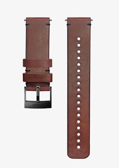 Suunto Urban 2 - Smart watch watch strap - size M - black, brown - for Suunto 7, 9, Spartan Sport HR Baro Stealth, Spartan Sport Wrist HR