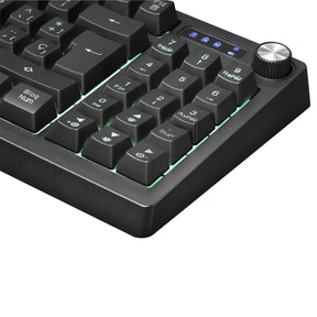 Teclado MARS GAMING MKREVO Black Full RGB H-Mechanical Full Keys Teclado TKL, portugués (MKREVOPT)