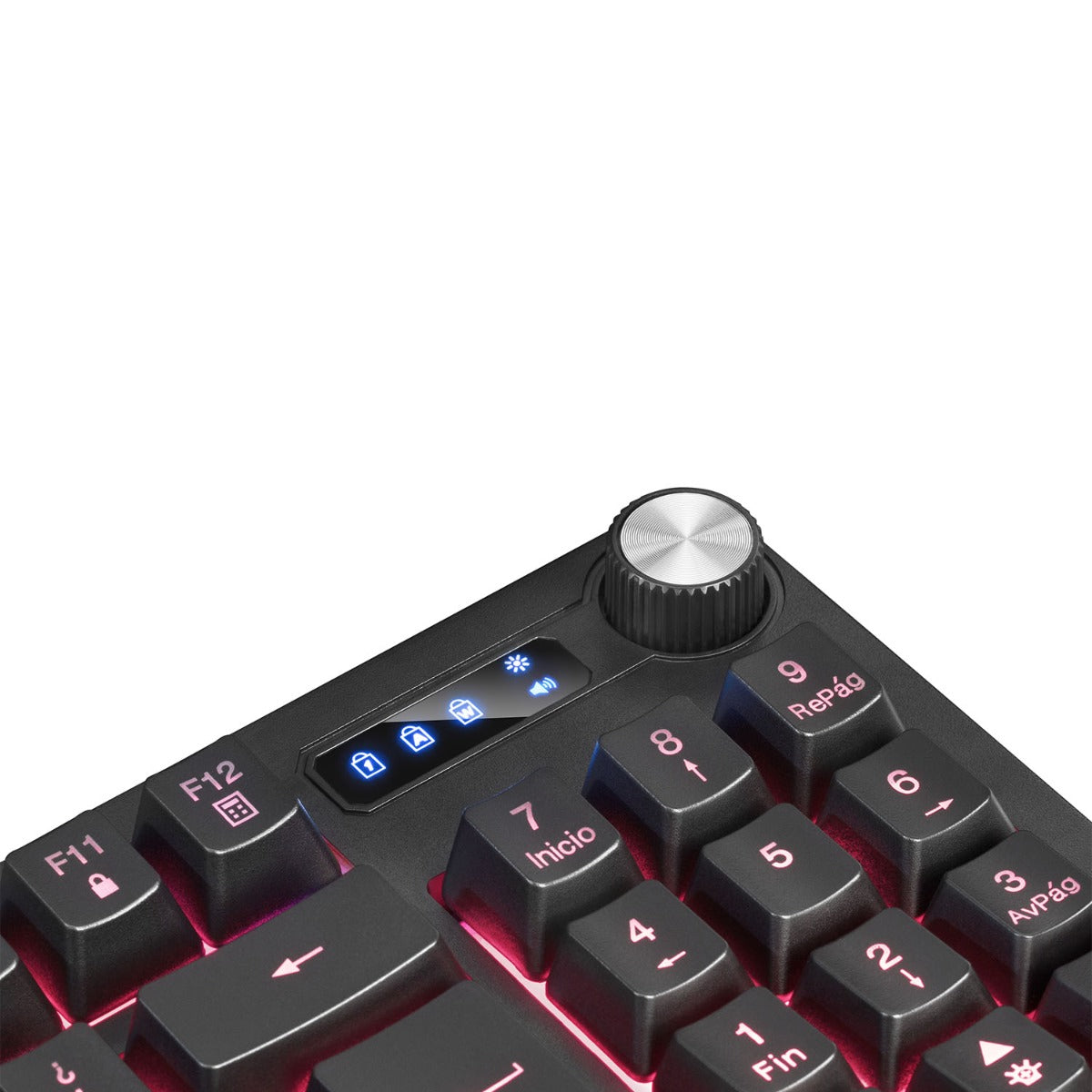 Teclado MARS GAMING MKREVO Black Full RGB H-Mechanical Full Keys Teclado TKL, portugués (MKREVOPT)