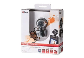 WebCam TRUST Exis Webcam - Black/Silver - 17003