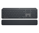 Logitech MX Keys - Teclado - retroiluminação - Bluetooth, 2.4 GHz - Pan-Nórdico - grafite