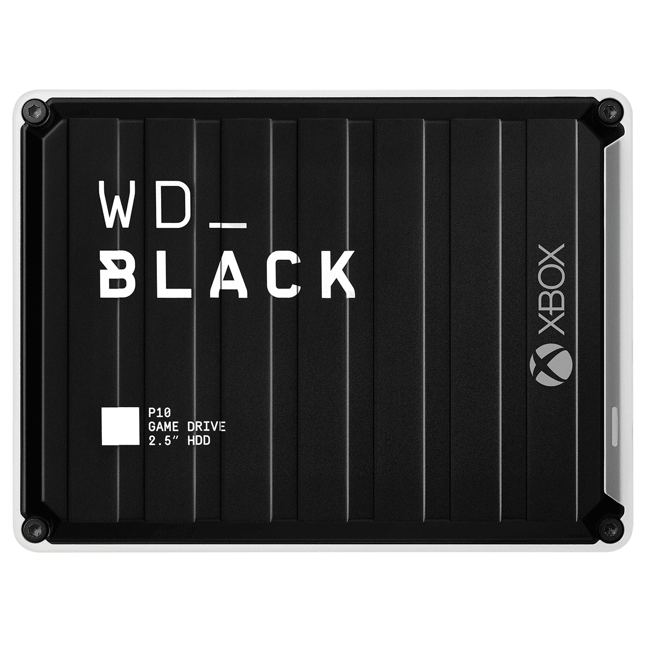 WD_BLACK P10 Game Drive for Xbox One WDBA5G0040BBK - Hard Drive - 4TB - External (Portable) - USB 3.2 Gen 1 - Black with White Trim