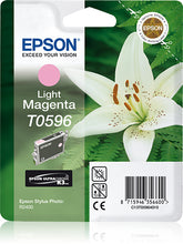 Epson T0596 - 13 ml - light magenta - original - blister - ink cartridge - for Stylus Photo R2400