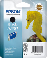 Epson T0481 - 13 ml - preto - original - blister - tinteiro - para Stylus DX3800, Stylus Photo R200, R220, R300, R320, R340, RX500, RX600, RX620, RX640