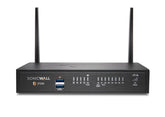 SonicWall TZ370W - Essential Edition - Security Appliance - 1 Year TotalSecure - GigE - Wi-Fi 5 - 2.4GHz, 5GHz - Desktop