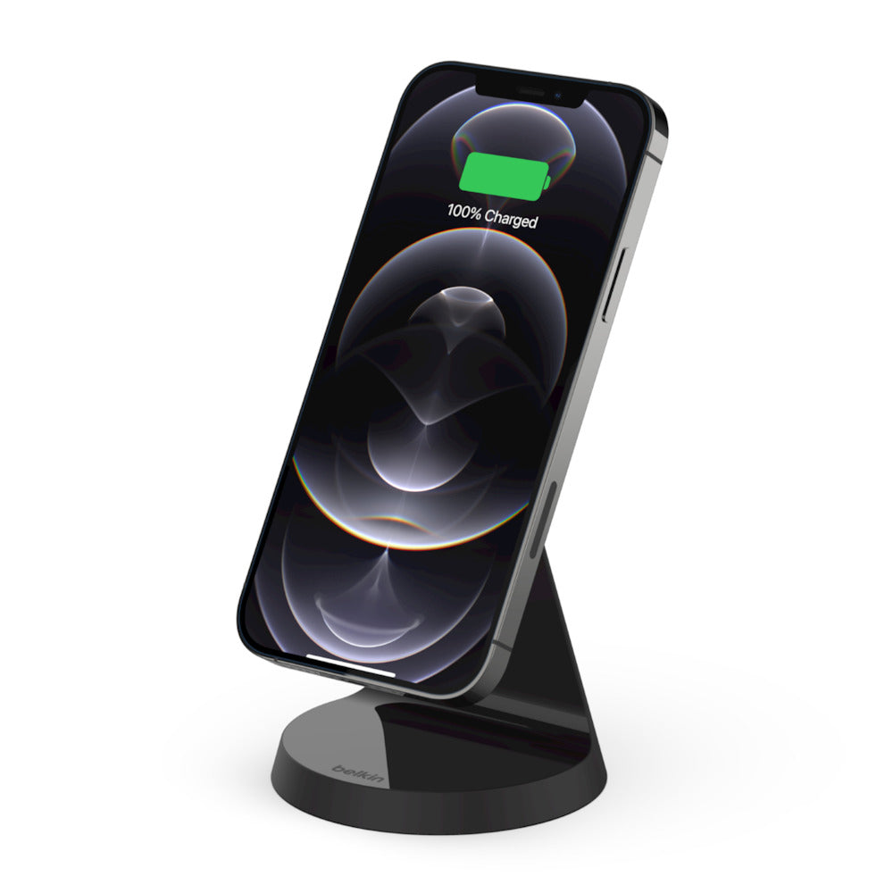 Belkin BOOST CHARGE - Wireless Charging Cradle - 7.5 Watt - Fast Charge (Magnetic) - Black - for Apple iPhone 12, 12 mini, 12 Pro, 12 Pro Max