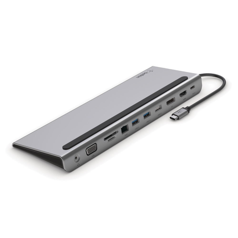 Belkin CONNECT 11-in-1 - Multiport Dock - USB-C - VGA, HDMI, DP - GigE