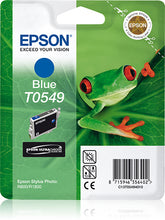 Epson T0549 - 13 ml - blue - original - blister - ink cartridge - for Stylus Photo R1800, R800