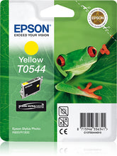 Epson T0544 - 13 ml - yellow - original - blister - ink cartridge - for Stylus Photo R1800, R800