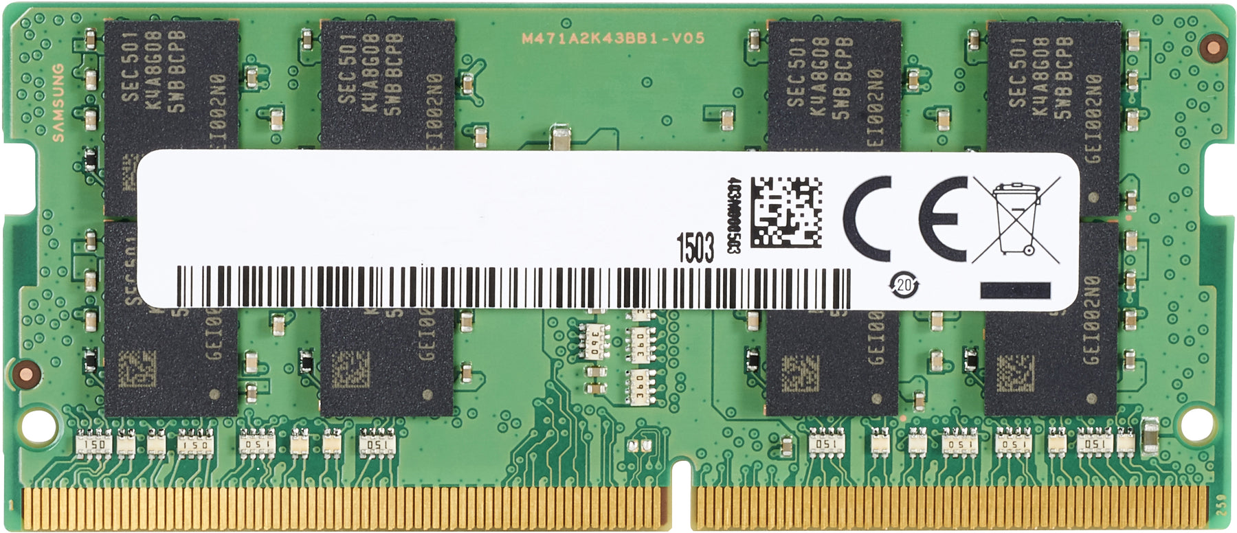 HP - DDR4 - módulo - 4 GB - SO DIMM 260 pines - 3200 MHz / PC4-25600 - 1,2 V - sin búfer - sin ECC - para HP 340 G7, EliteBook 640 G9, 650 G9, 655 G9, 830 G8, 835 G7 , 835 G8, 840 G8, 845 G8, 850 G8, 855 G8, ProBook 445 G7, 450 G7, 450 G9, 455 G7, 45