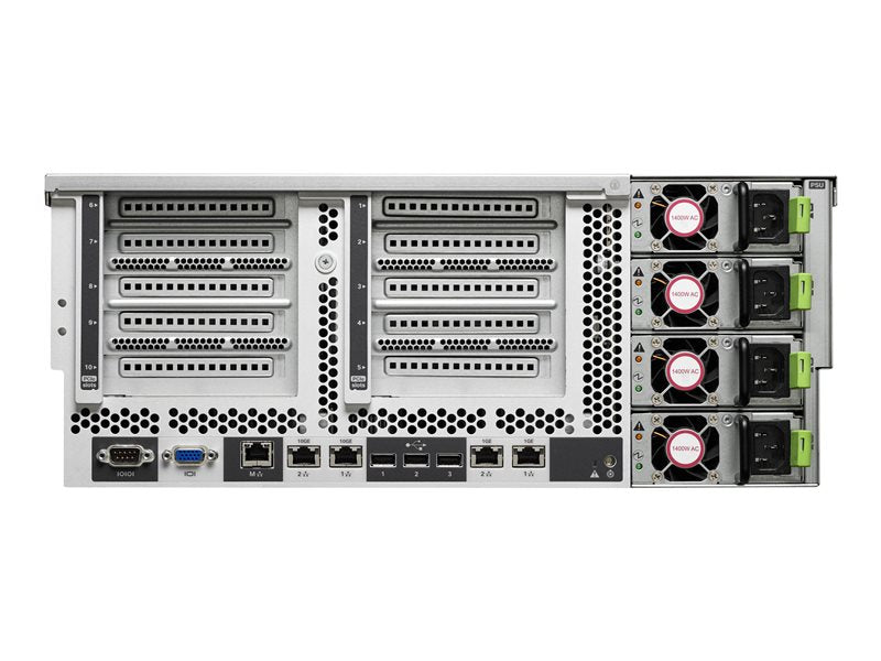 Servidor en rack Cisco UCS C460 M4 - Servidor - en rack - 4U - 4 vías - sin CPU - 0 GB de RAM - SATA/SAS - bahía(s) de 2,5" intercambiable en caliente - sin HDD - G200e - GigE, 10 GigE - sin sistema operativo - sin monitor - DISTI