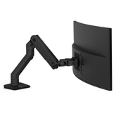 Ergotron HX - Mounting Kit (Swing Arm, Desk Clip Mount, Extension Arm, Metal Ring Mount, Pivot) - Patented Constant Force Technology - For LCD Screen / Curved LCD Screen - Matte Black - Screen Size: up to 49 "