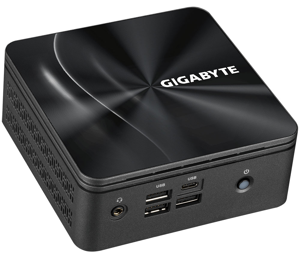 Gigabyte BRIX s GB-BRR3H-4300 (rev. 1.0) - Barebone - Kit de PC ultracompacto - 1 x Ryzen 3 4300U / 2.7 GHz - RAM 0 GB - Radeon Graphics - 2.5 GigE, Bluetooth 5.2 - WLAN: 802.11a/b/ g/n/ac/hacha, Bluetooth 5.2