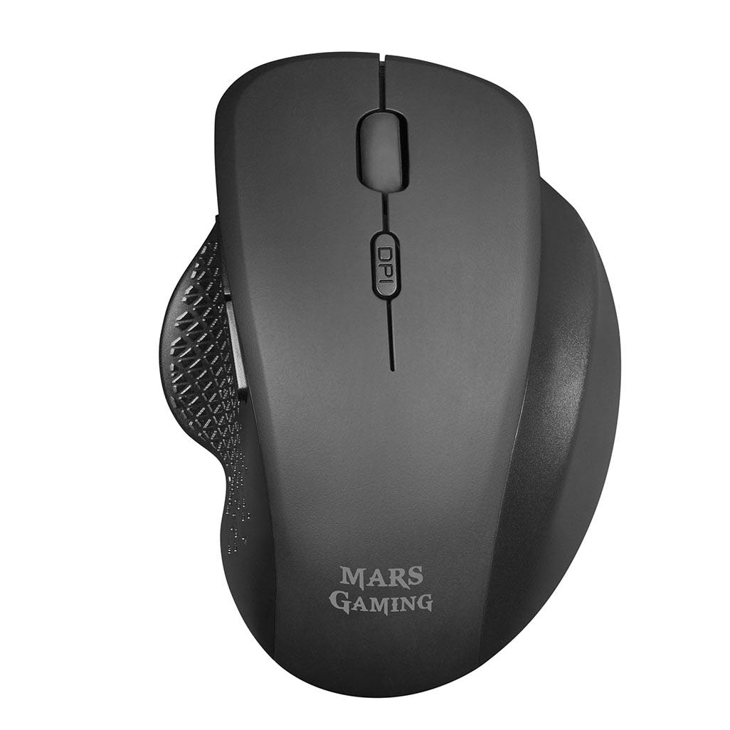 Rato WIRELESS MARS GAMING MMWERGO, 3.200 DPI, ERGONOMIC, KAILH MECHANICAL, BLACK (MMWERGO)