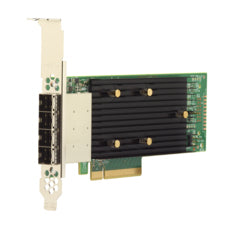 Broadcom HBA 9400-16E - Controlador de memoria - 16 canales - SATA 6 Gb/s / SAS 12 Gb/s - perfil bajo - RAID (expansión de disco duro) JBOD - PCIe 3.1 x8