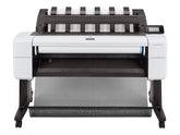 HP DesignJet T1600 - 36" Large Format Printer - Color - Inkjet - Roll (91.4 cm x 91.4 m), 914 x 1219 mm - 2400 x 1200 dpi - up to 3 ppm (mono) / up to 3 ppm (color) - capacity: 1 roll - Gigabit LAN - cutter