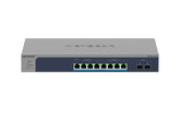 NETGEAR Smart MS510TXUP - Conmutador - L3 Lite - inteligente - 4 x 100/1000/2.5G (PoE++) + 4 x 100/1000/2.5/5/10G (PoE++) + 2 x 10 Gigabit SFP+ (enlace ascendente) - escritorio, montable en carril - PoE++ (295 W)